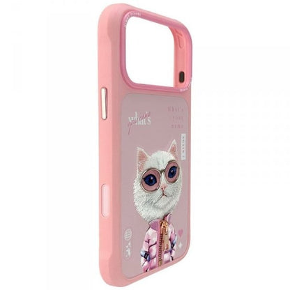 Nimmy Cool&Cute 2.0 Pink Cat case for iPhone 17 Pro