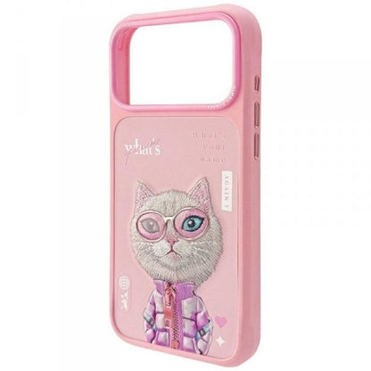 Nimmy Cool&Cute 2.0 Pink Cat case for iPhone 17 Pro
