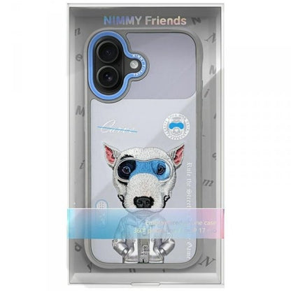 Nimmy Cool&Cute 2.0 Gray Dog case for iPhone 17