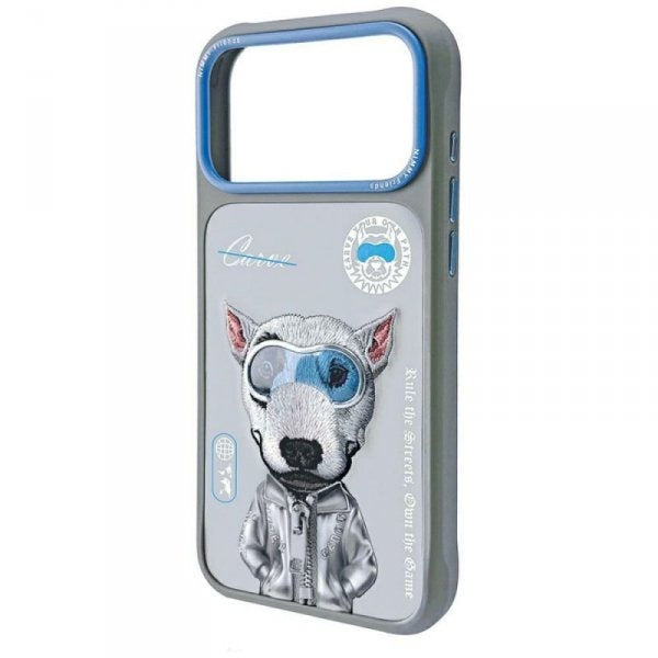Nimmy Cool&Cute 2.0 Gray Dog case for iPhone 17 Pro Max