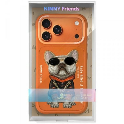 Nimmy Glasses Cool Dog Orange case for iPhone 17 Pro