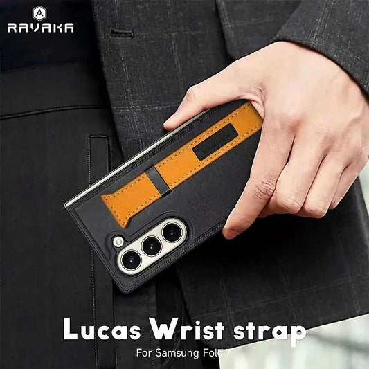 RAVAKA Lucas Leather case with Strap for Samsung Galaxy Z Fold7