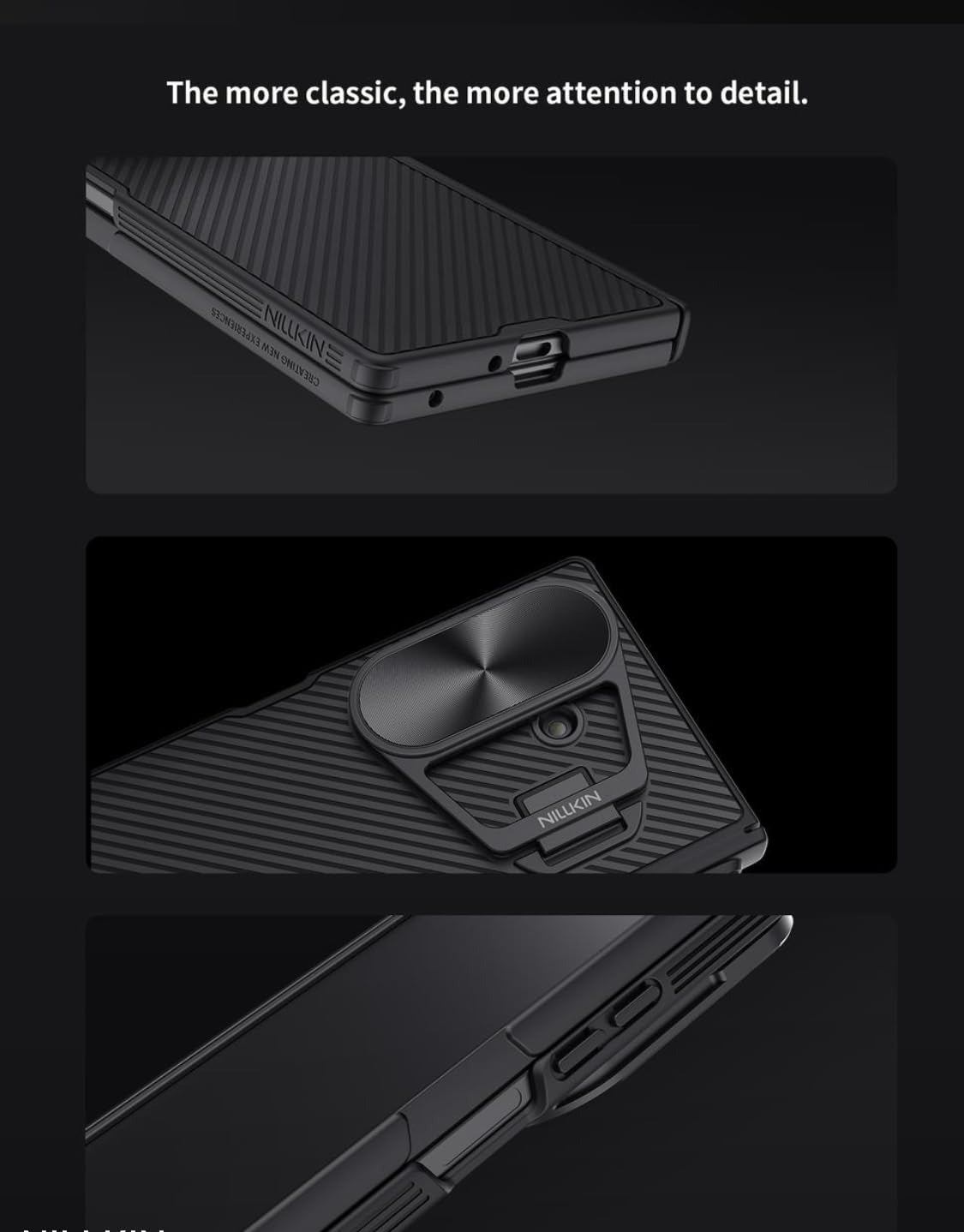 Nillkin Camshield Prop Metal Lens Guard Edition S-PEN Camera protective cover case for Samsung Galaxy Z Fold7