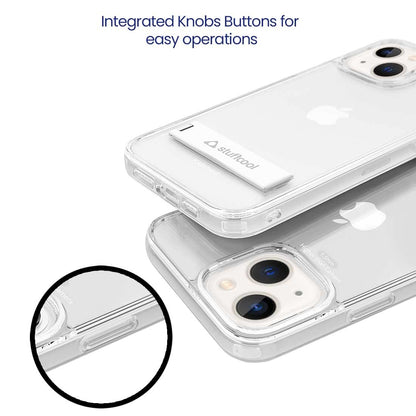 Stuffcool Clairstand Back Case with Aluminum Kickstand for Apple iPhone