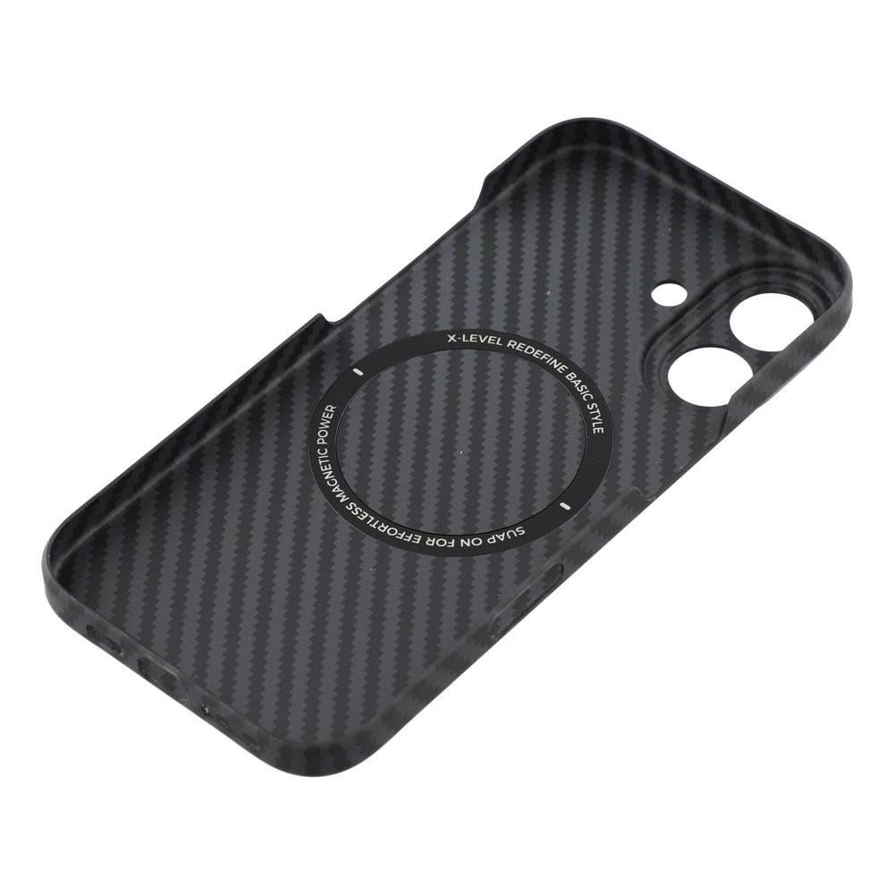 X-level Nanofiber Ultra-thin 0.68mm Carbon Fiber case with MagSafe for iPhone 17