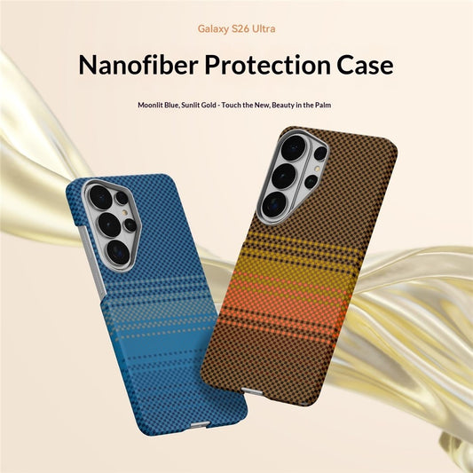 Moloch Design Moon Blue Carbon Fiber MagSafe Case For Samsung Galaxy S26 Ultra