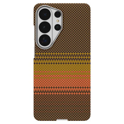 Moloch Design Sunrise Gold Carbon Fiber MagSafe Case For Samsung Galaxy S26 Ultra
