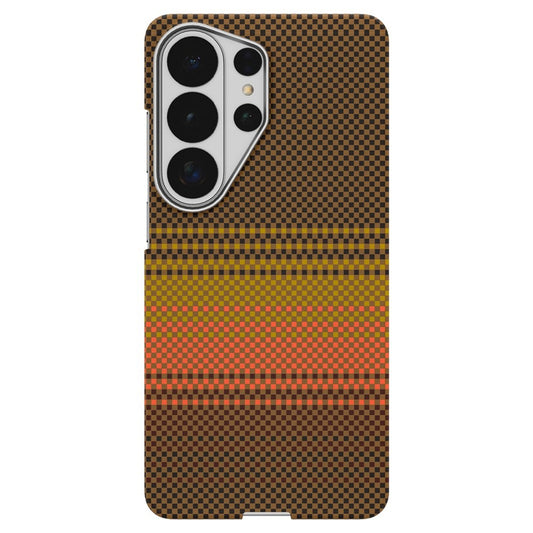 Moloch Design Sunrise Gold Carbon Fiber MagSafe Case For Samsung Galaxy S26 Ultra