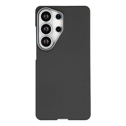 X-LEVEL Black Magnetic Case Carbon Nanofiber + Metal Lens Frame Phone Case For Samsung Galaxy S26 Ultra