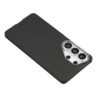 X-LEVEL Black Magnetic Case Carbon Nanofiber + Metal Lens Frame Phone Case For Samsung Galaxy S26 Ultra