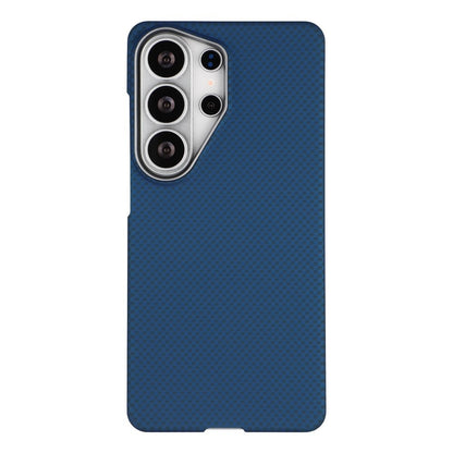 X-LEVEL Blue Magnetic Case Carbon Nanofiber + Metal Lens Frame Phone Case For Samsung Galaxy S26 Ultra