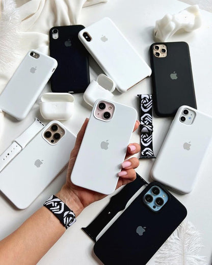 White OG Silicone Case for iPhone