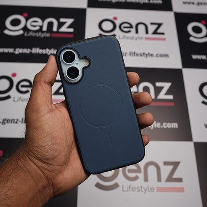 X-level Blue Duke Leather case with MagSafe for iPhone