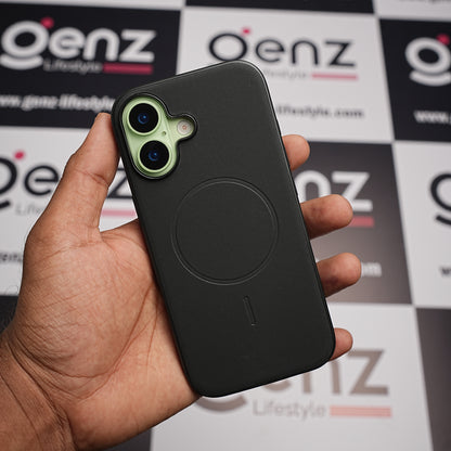 X-level Black Duke Leather case with MagSafe for iPhone