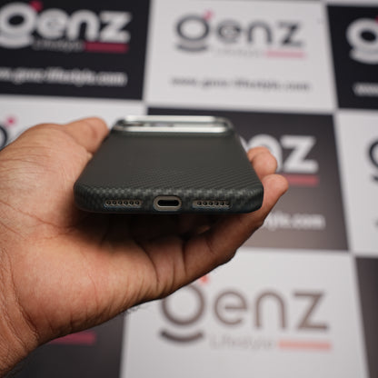 DFANS Kevlar Carbon Fiber MagSafe Case for iPhone