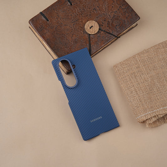 Blue Carbon Shield Case for Samsung Galaxy Z Fold7