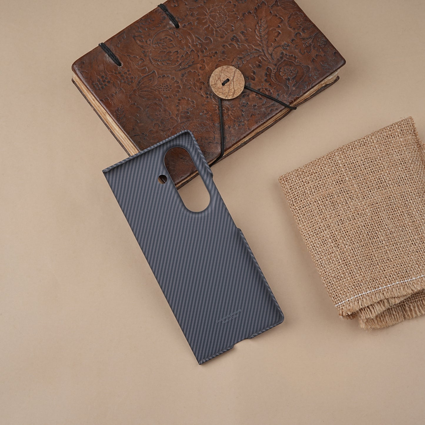 Black Carbon Shield Case for Samsung Galaxy Z Fold7