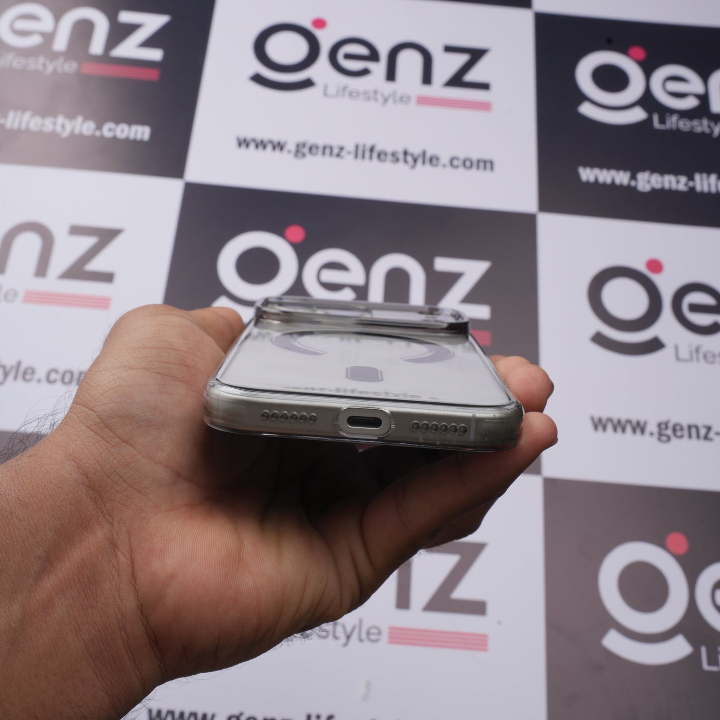 Crystal Ash Non Yellow Hard MagSafe Case for iPhone