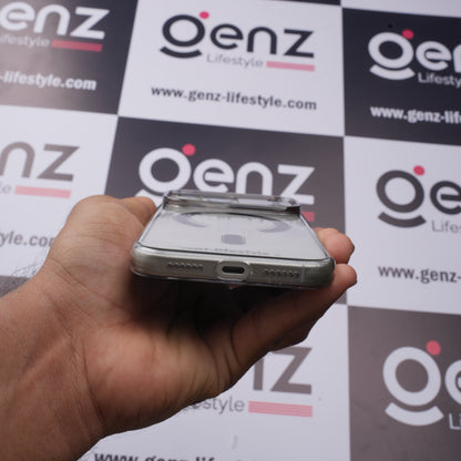 Crystal Ash Non Yellow Hard MagSafe Case for iPhone