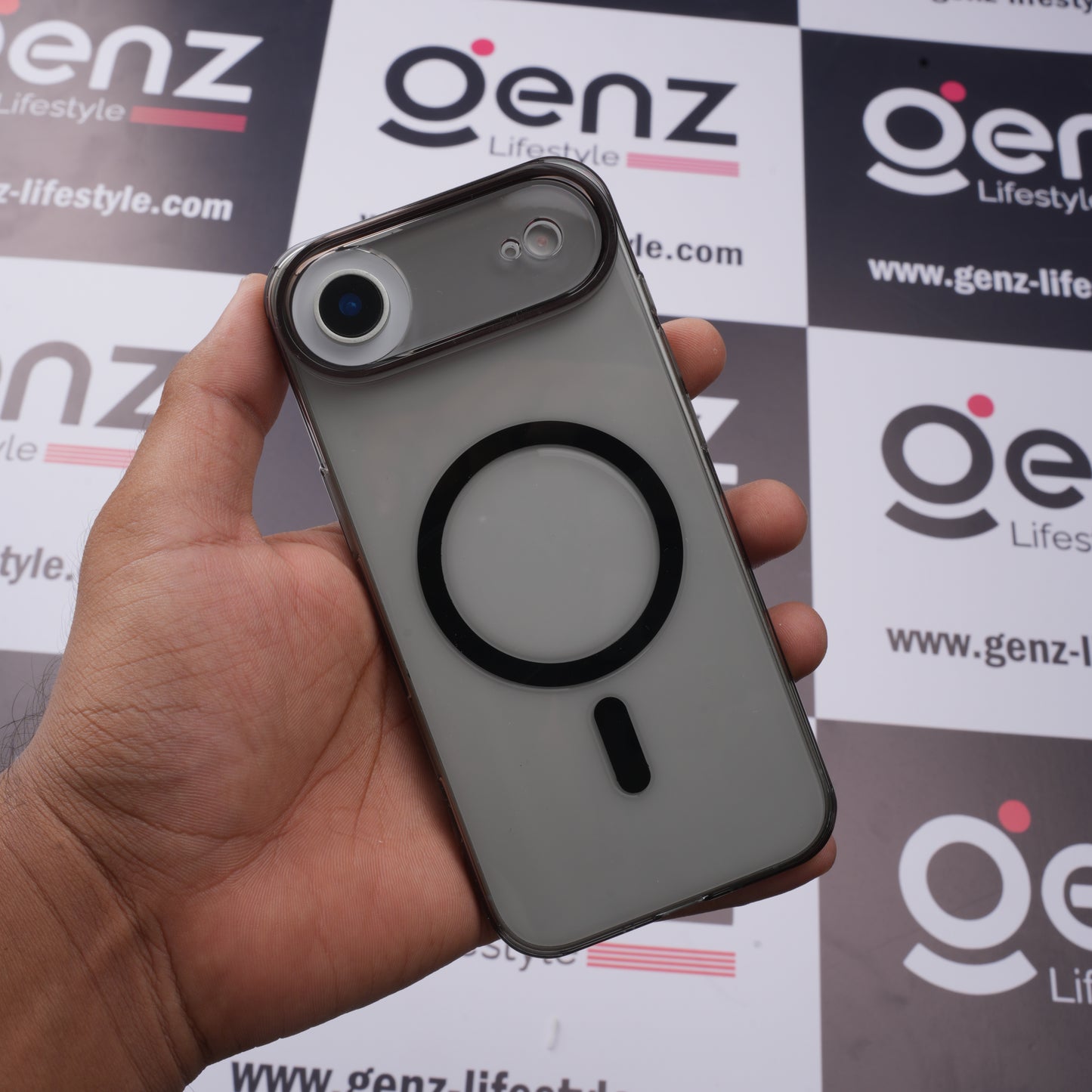 Crystal Ash Non Yellow Hard MagSafe Case for iPhone