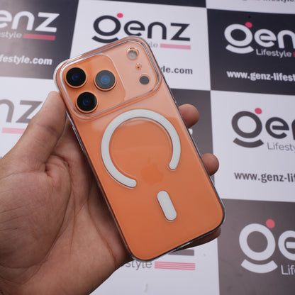 Crystal Clear Non Yellow Hard MagSafe Case for iPhone