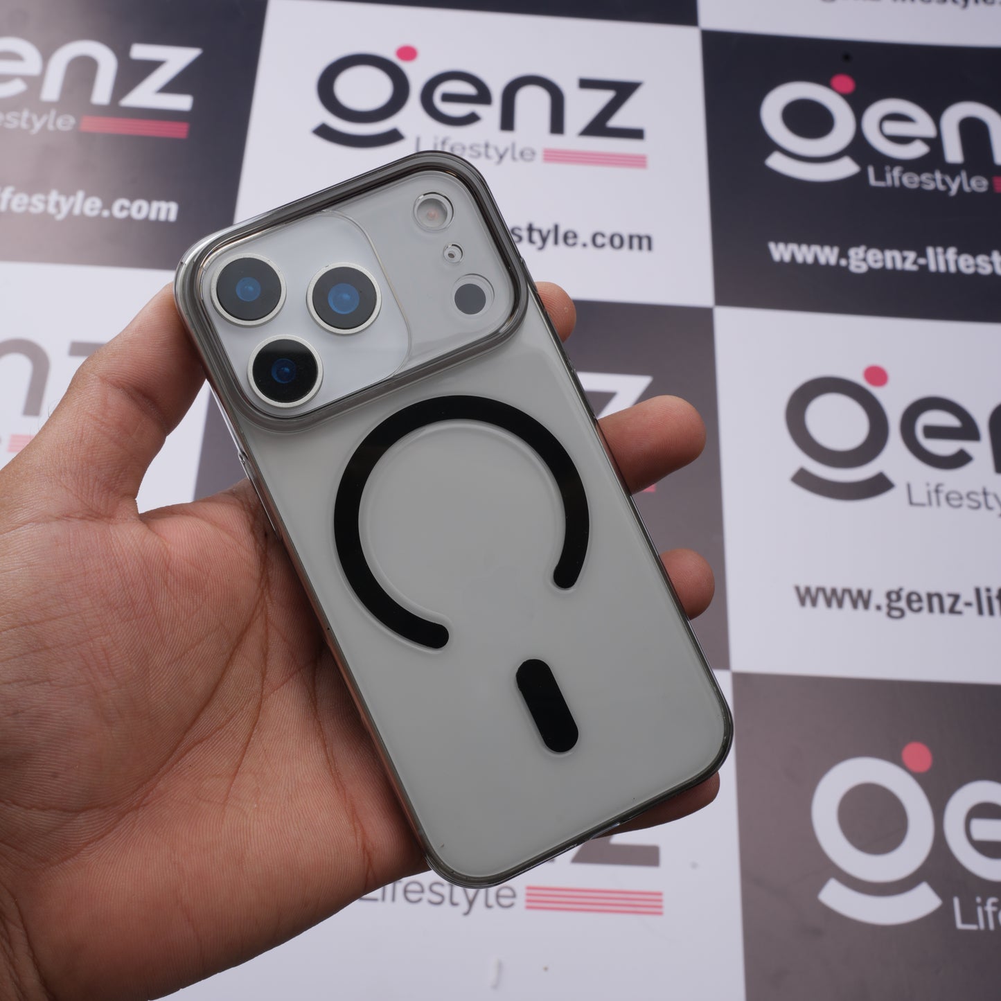 Crystal Ash Non Yellow Hard MagSafe Case for iPhone