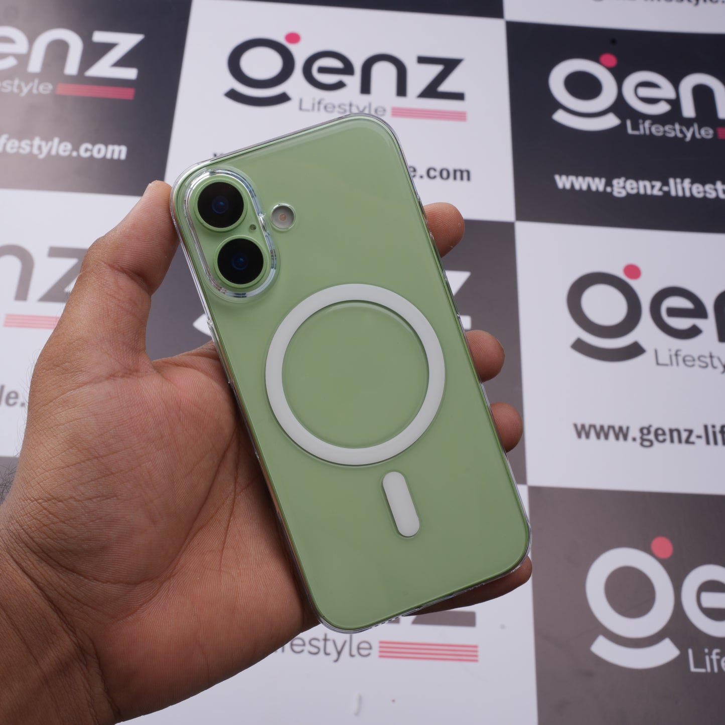 Crystal Clear Non Yellow Hard MagSafe Case for iPhone