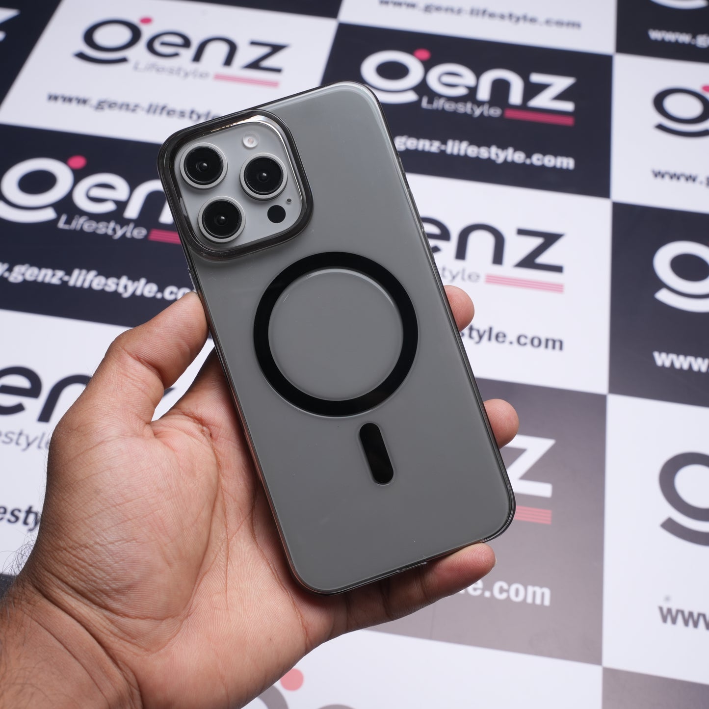 Crystal Ash Non Yellow Hard MagSafe Case for iPhone