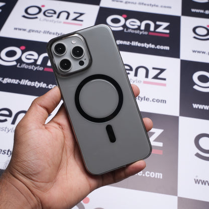 Crystal Ash Non Yellow Hard MagSafe Case for iPhone