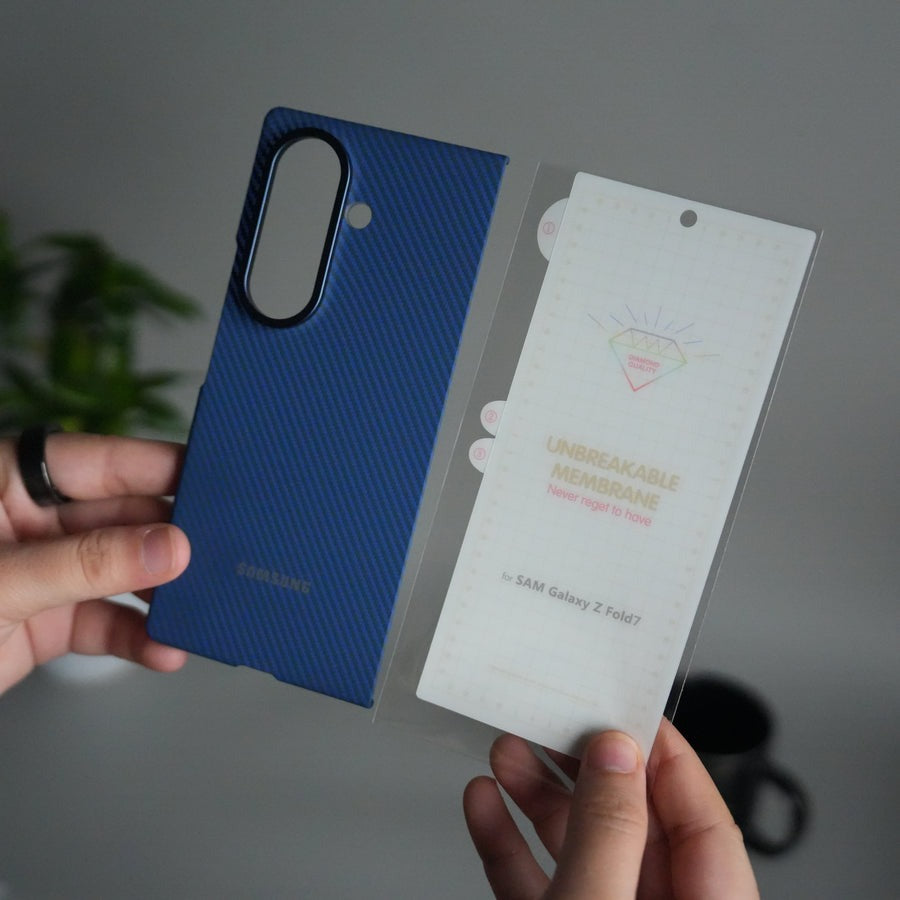 Carbon Shield Case with Front Membrane for Samsung Galaxy Z Fold7