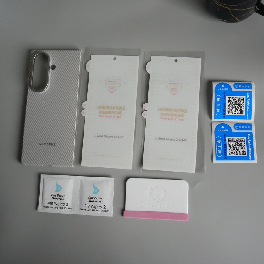 Carbon Shield Case with Front Membrane for Samsung Galaxy Z Fold7