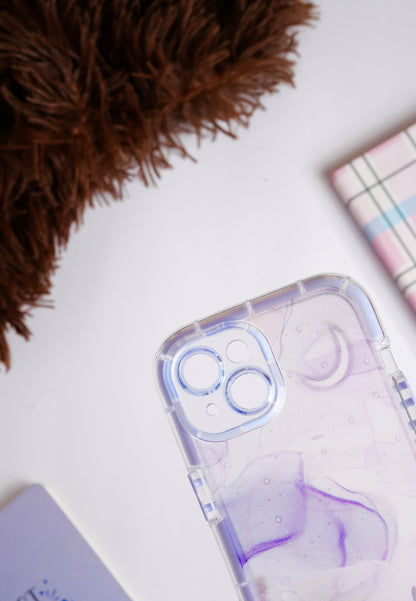 Purple Watercolor Bumper Case for iPhone