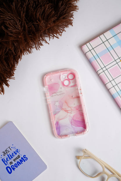 Pink Watercolor Bumper Case for iPhone
