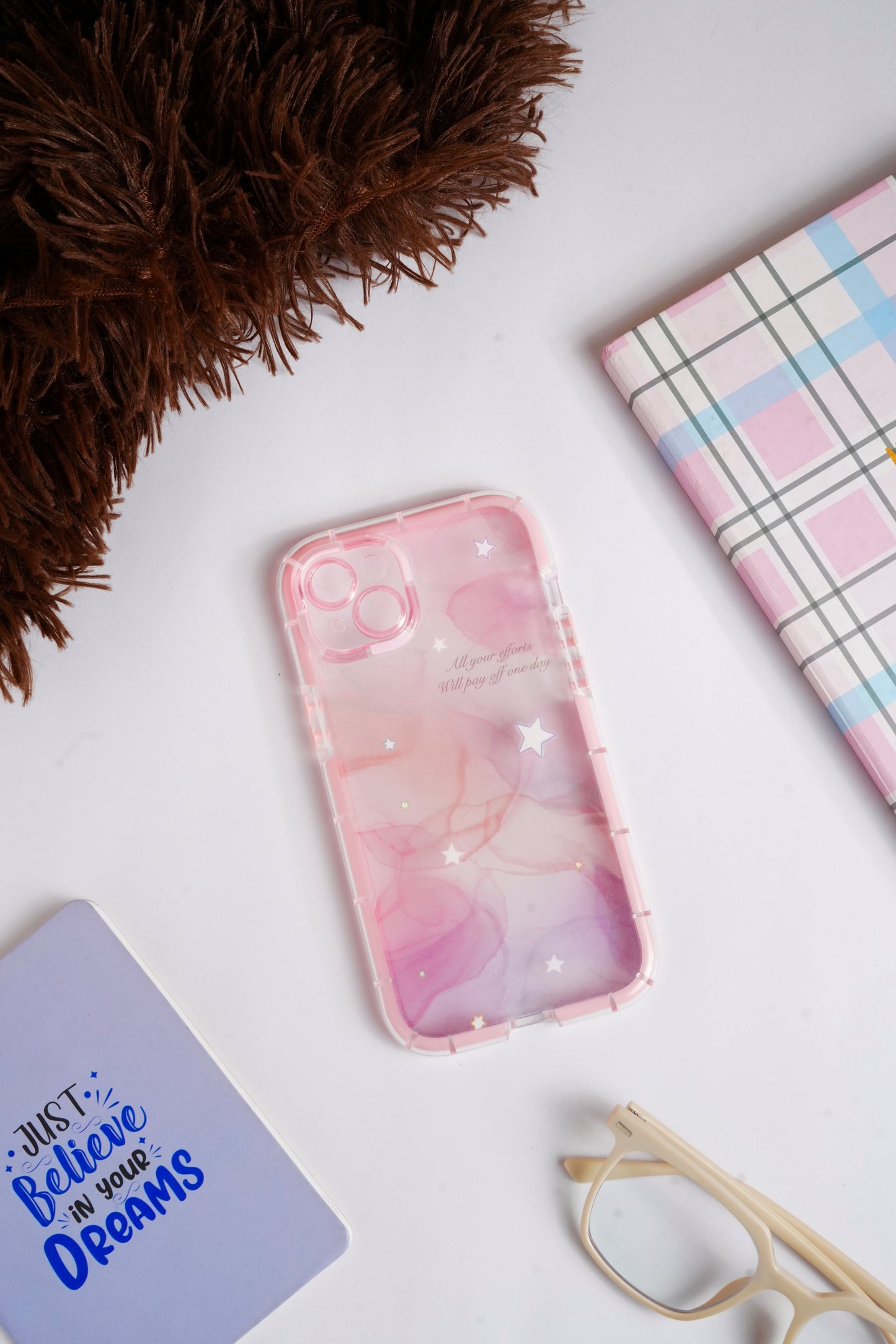 Pink Watercolor Bumper Case for iPhone