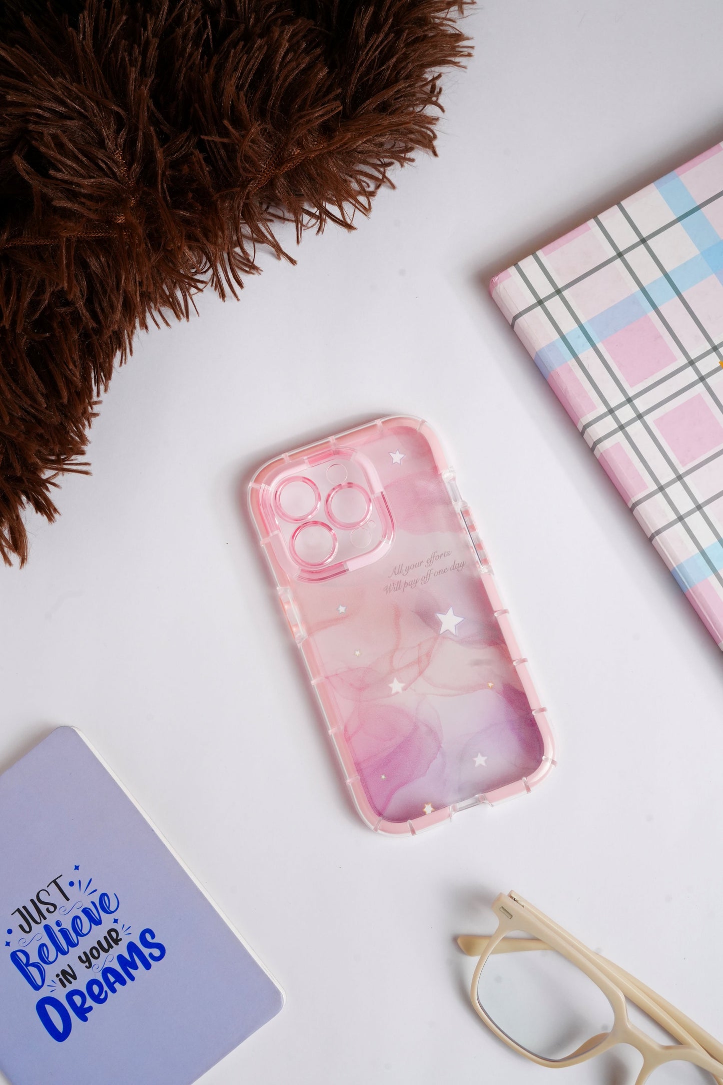 Pink Watercolor Bumper Case for iPhone