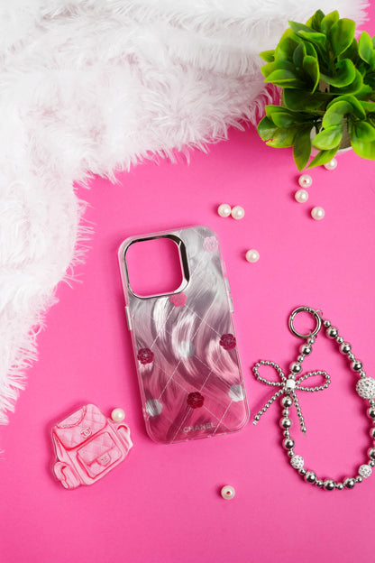 Chanel Bag Pop Socket With Chain Case for iPhone