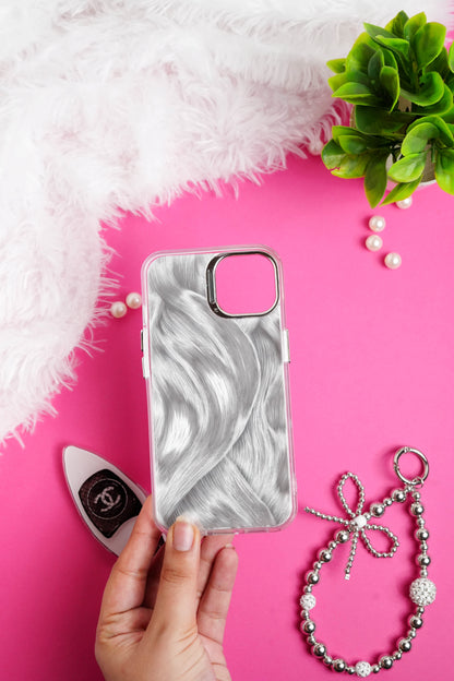 Chanel Pop Socket With Chain Case for iPhone