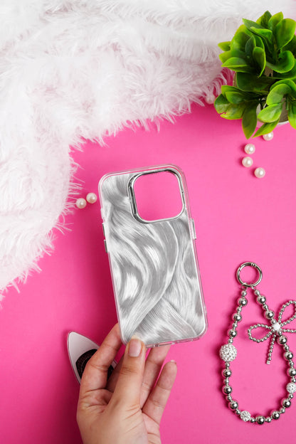 Chanel Pop Socket With Chain Case for iPhone