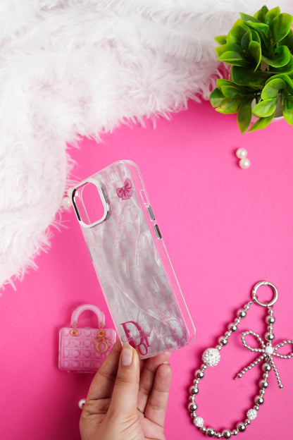 Dior Bag Pop Socket With Chain Case for iPhone