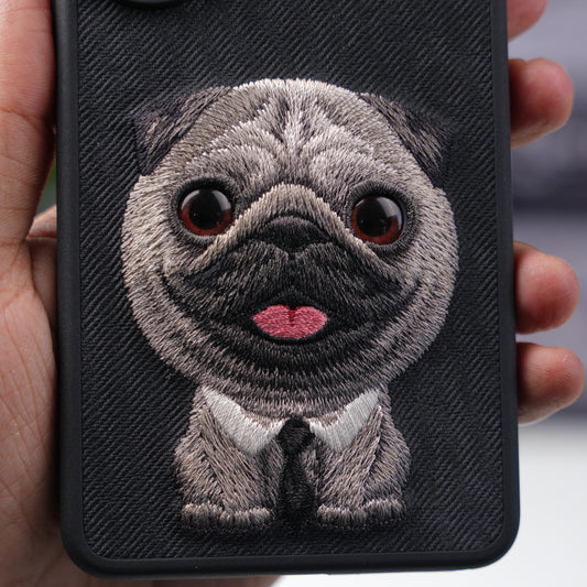 Nimmy Design Big Eyes Black case for Samsung S26 Ultra - Brown Eyes