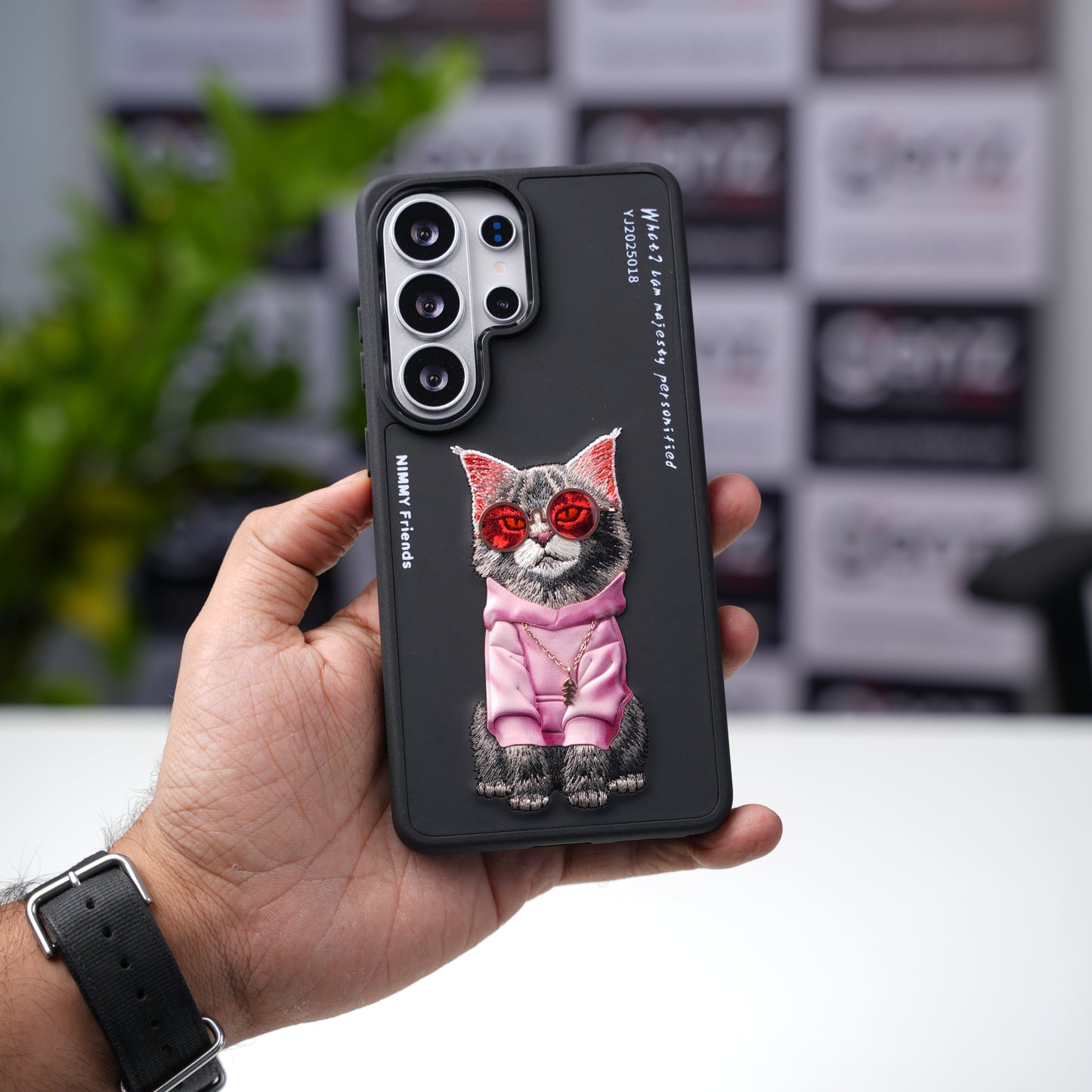 Nimmy Glasses Cool Cat Black case for Samsung S26 Ultra