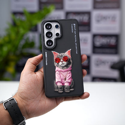 Nimmy Glasses Cool Cat Black case for Samsung S26 Ultra