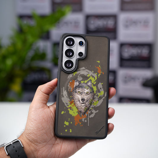 Nimmy Design Black Wolf MagSafe case for Samsung S26 Ultra