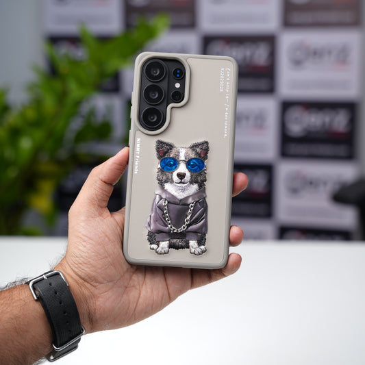 Nimmy Glasses Cool Dog Gray case for Samsung S26 Ultra
