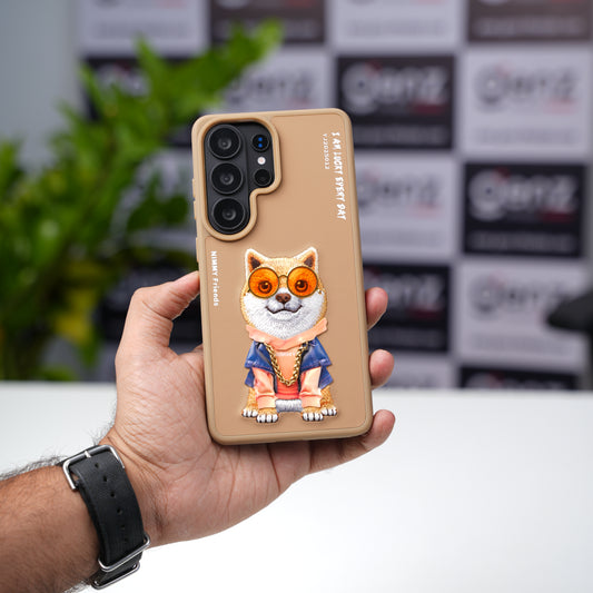 Nimmy Glasses Cool Dog Beige case for Samsung S26 Ultra