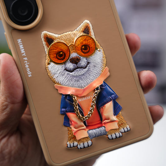 Nimmy Glasses Cool Dog Beige case for Samsung S26 Ultra