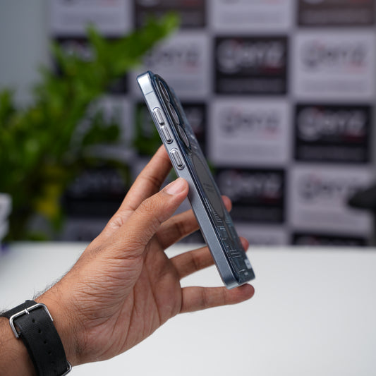 YOUNGKIT Blue Futuristic Circuit Board Magnetic Case for Galaxy S26 Ultra