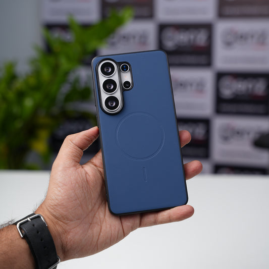 X-level Duke Blue Leather case with MagSafe for Samsung Galaxy S26 Ultra