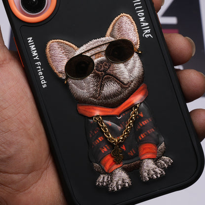 Nimmy Glasses Cool Dog Black case for iPhone 17