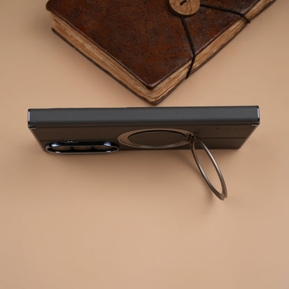 Wlons Silver Leather MagSafe Case for Samsung Galaxy Z Fold7